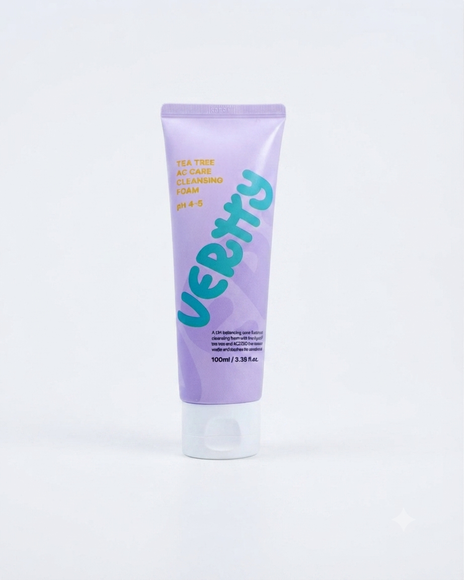 Vertty Cleansing Foam. Espuma limpiadora vegana.