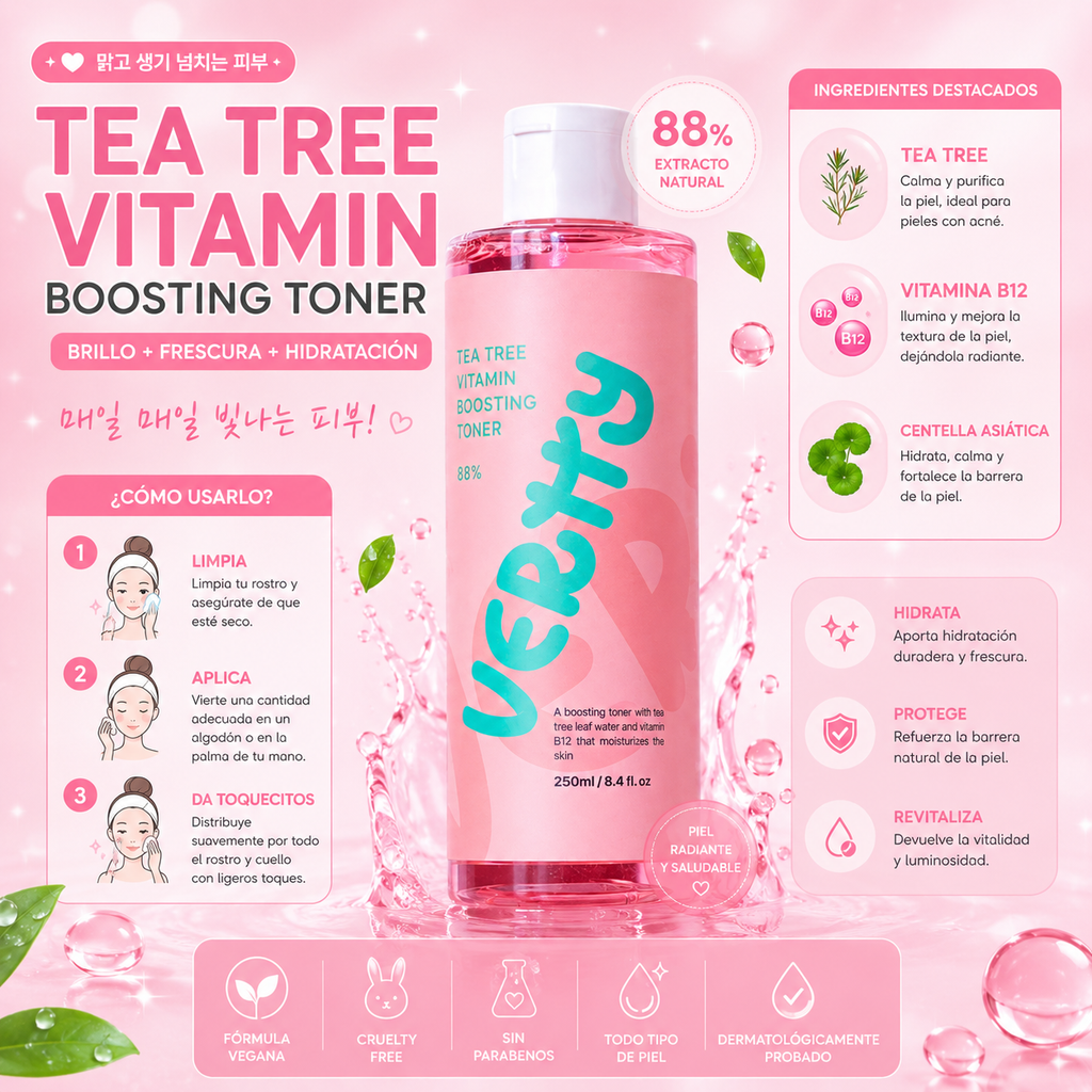 Vertty Vitamin Boosting Toner 250 ml