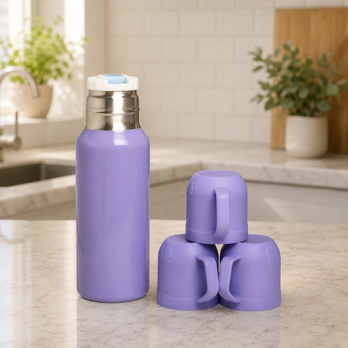 TERMO 3 TAZAS - MORADO